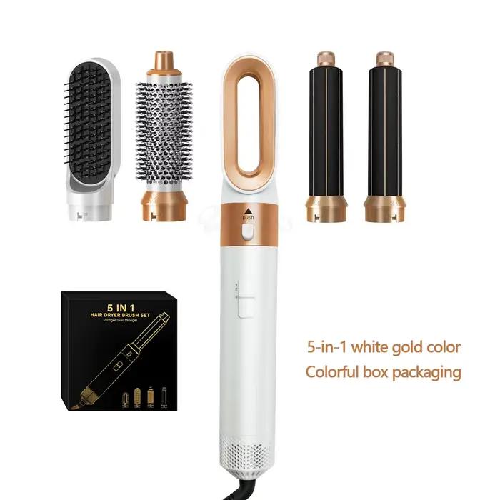 Ensemble de coiffage 5-en-1 Dyso Air : sèche-cheveux, lisseur, peigne à air chaud, outils et équipem