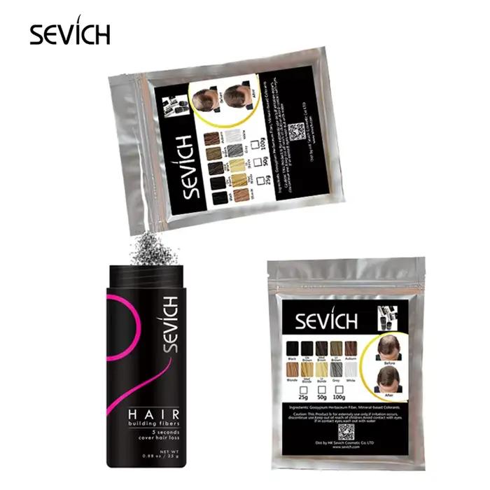Sevich 10 couleurs 1000g recharge sacs Salon repousse kératine fibre de cheveux épaississement perte