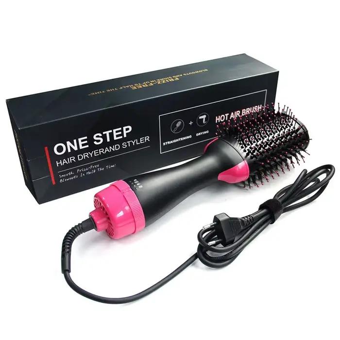One Step-Sèche-cheveux et volumateur à air chaud, brosse coiffante, générateur d'ions négatifs, liss