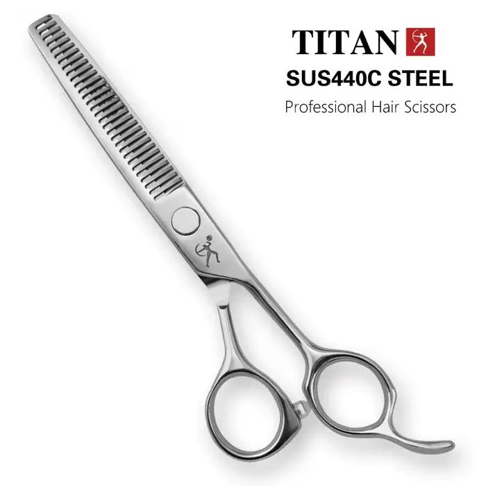 TITAN ciseaux amincissants de cheveux professionnels ciseaux de coupe de barbier