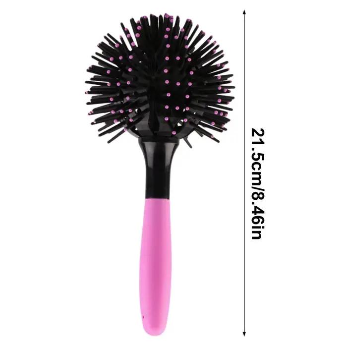 Brosse professionnelle pour cheveux bouclés, brosse ronde à lisser douce pour boucles sans frisottis