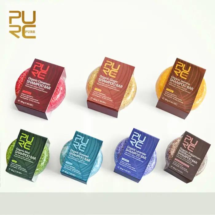 PURC-Shampooing bio Regina Vegan, 7 types, fait à la main, froid, ZEReLabels, pour cheveux brillants