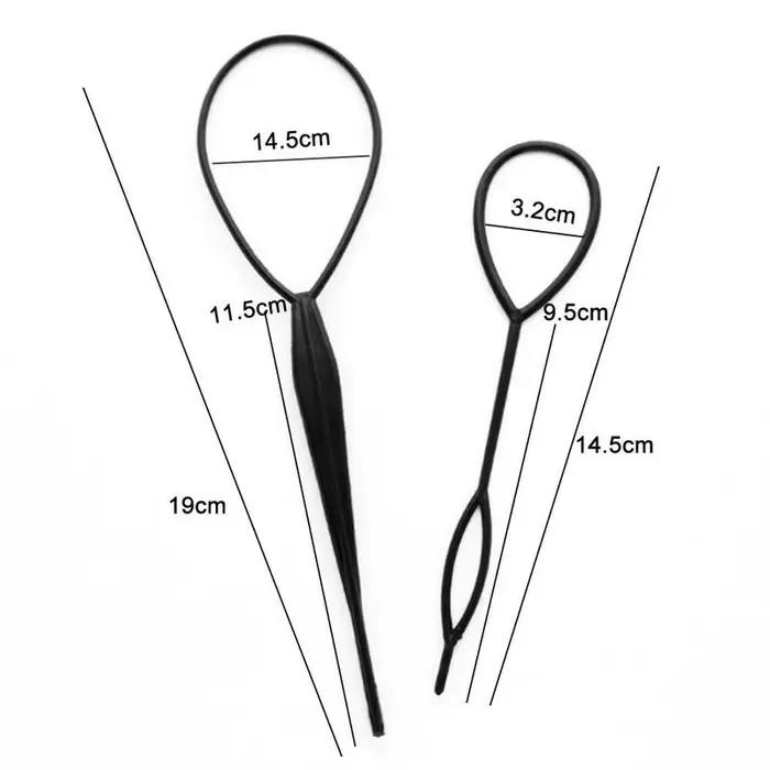Éponge En Plastique Boucle Bouclés Cheveux Créateur Cheveux Chouchou Bandeau Twist Donut Bun Curler 