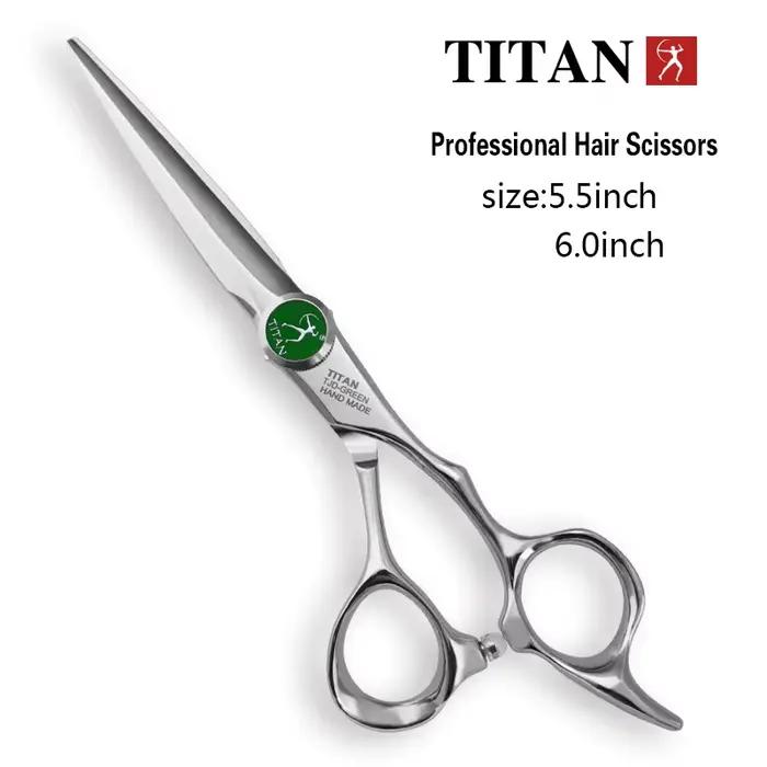 Ciseaux de coiffure professionnels titan, coupe amincissante, outil de barbier pour salon de coiffur