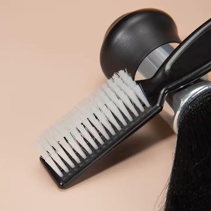 Coiffure brosse douce noir coiffure balayage cou nettoyage des cheveux Duster coupe de cheveux annea