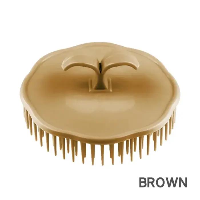 Peigne à cheveux noir, masseur de cuir chevelu, peigne rond pour femmes et hommes, brosse de douche,