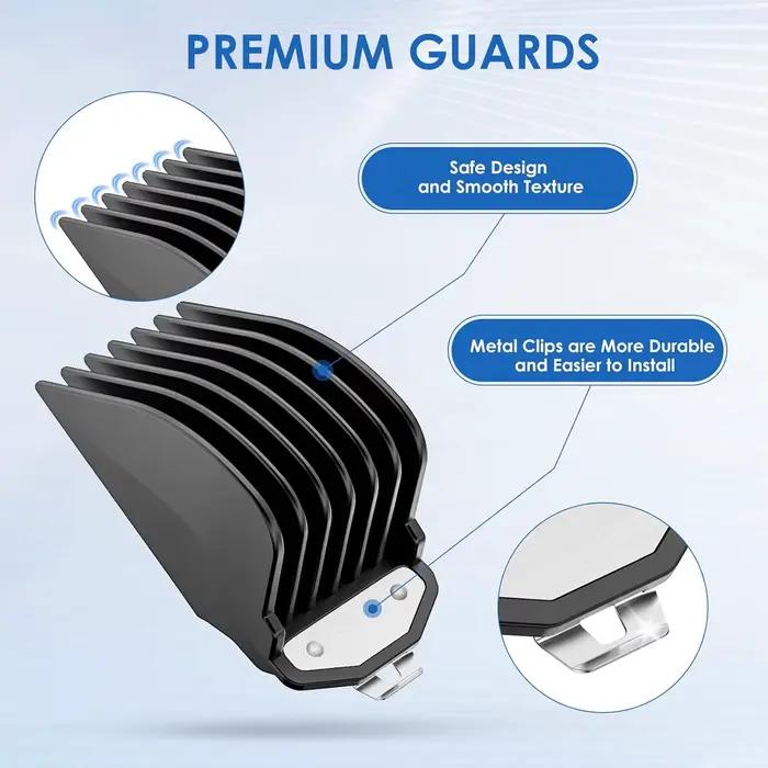 Protections de tondeuse à Clip en métal pour Wahl, peigne de guidage de coupe Premium de 1.25 à 2.5 