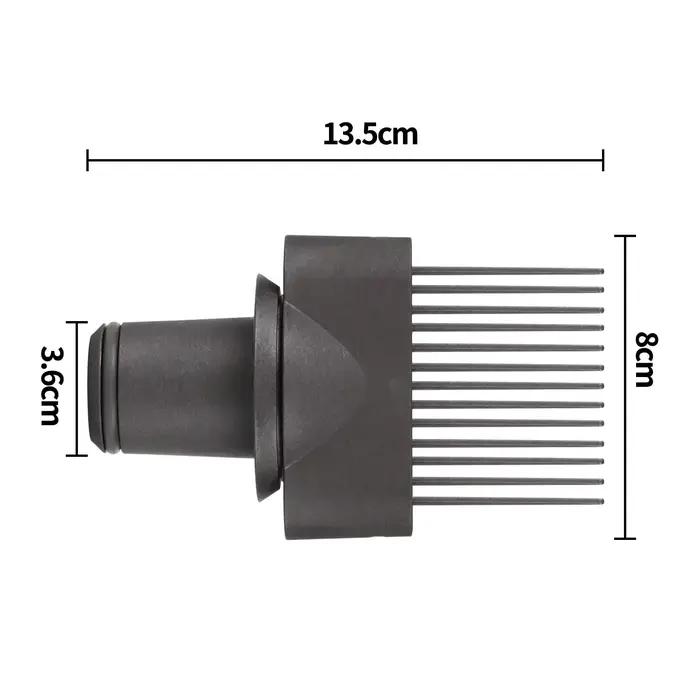 Peigne à dents larges pour sèche-cheveux Dyson supersonique, accessoire adapté à la buse de raccord 