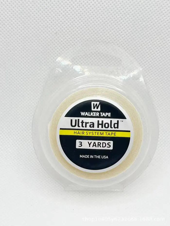 Bande adhésive Double face pour perruque, 3 Yards, Ultra tenue, avec boîte, pour Extension de cheveu