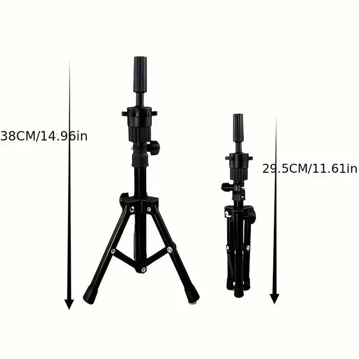 Support de tête de mannequin de table réglable pour la pratique de la coiffure, idéal pour l'entraîn