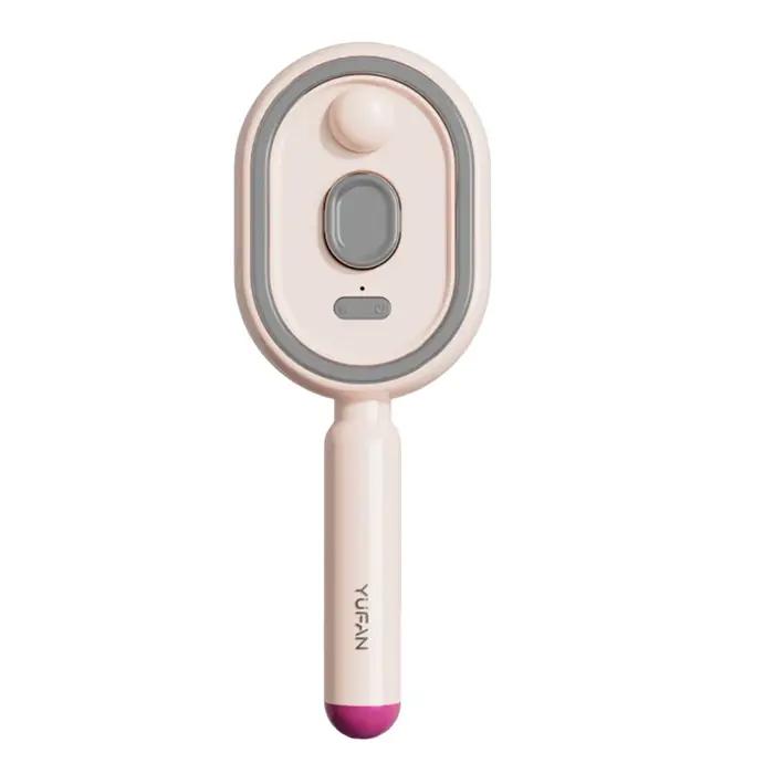 Brosse à vapeur électrique rechargeable USB-C pour démêler, lisser, coiffer et contrôler les frisott