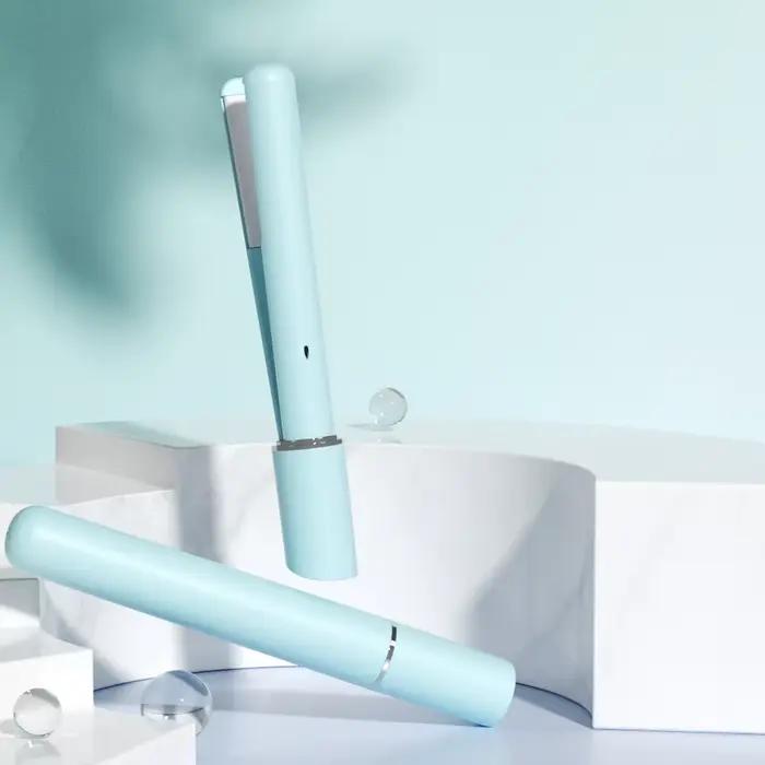 Mini lisseur 2 en 1, lisse et boucle, 25W, faible puissance, revêtement céramique sûr, anti-brûlure,