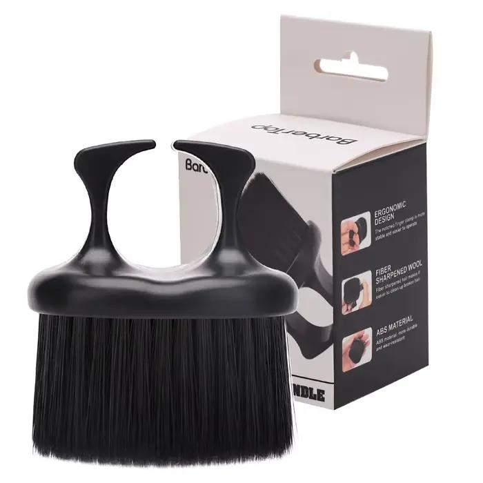Coiffeur cou Duster brosses professionnel doigt brosse barbier coupe propre brosse à cheveux salon d