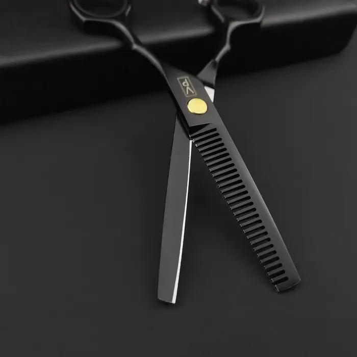 5.5 ''440c ciseaux en acier inoxydable coiffeurs professionnels ciseaux à cheveux Salon de coupe de 