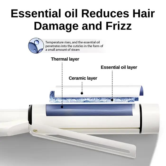 Baguette à friser Extra Large de 1.5 pouces pour cheveux longs, baril de Tourmaline en céramique, Io