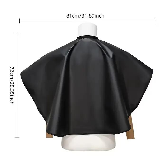 Collier de coupe de cheveux Cape de coloration imperméable tissu de barbier coiffure robe de teintur