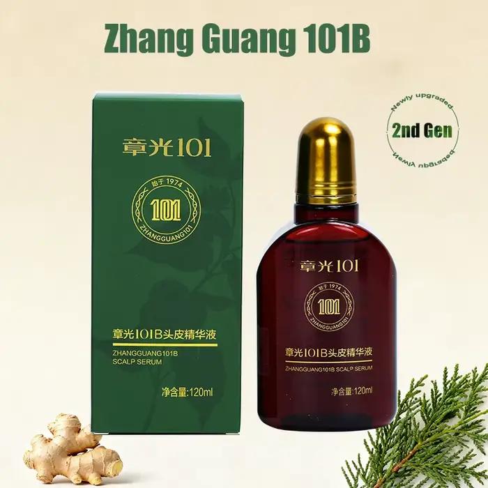 Tonique capillaire Zhangguang 101B 101M 120ML, thérapie de médecine chinoise puissante, Essence de t