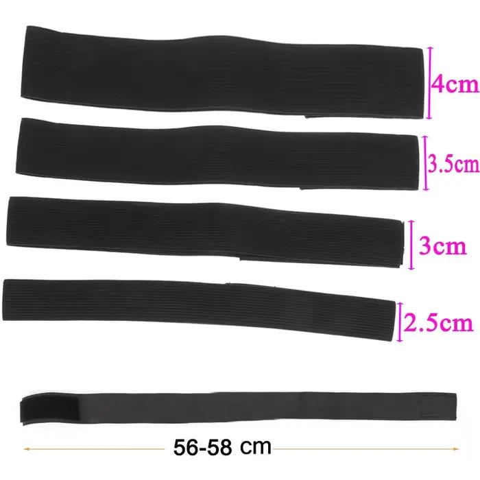 Bande élastique pour perruque, 10 pièces, bords de cheveux pour bébé, bande de fusion en dentelle, b