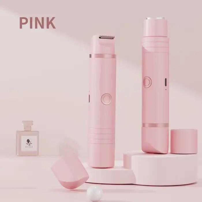 Rasoir électrique double tête pour femmes - Pour le bikini, les aisselles, les jambes et les bras, t