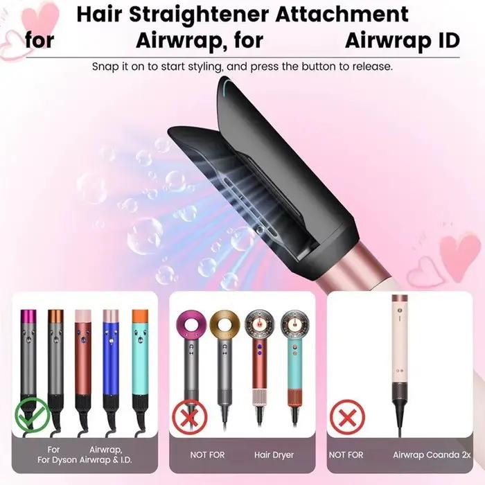 Fixation de lisseur de cheveux améliorée pour Dyson Airwrap HS01 HS05 HS08, buse lisse à flux d'air 