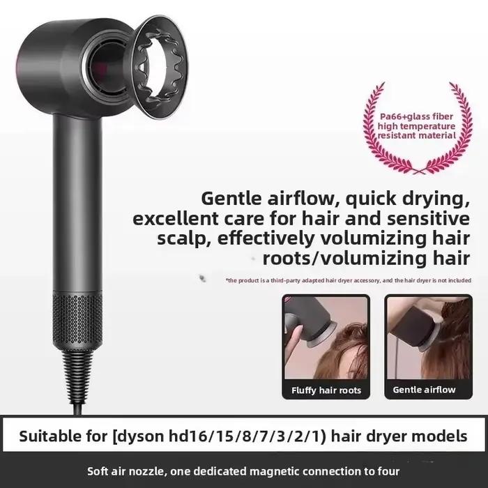 Accessoires pour sèche-cheveux Dyson HD01 HD02 HD03 : Diffuseur de séchage et de coiffage pour boucl