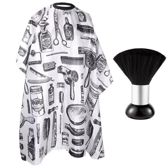 1/2 Pièces Tablier de Coiffure Professionnel Imperméable pour Salon et Barbier, Cape de Coiffure, Ac
