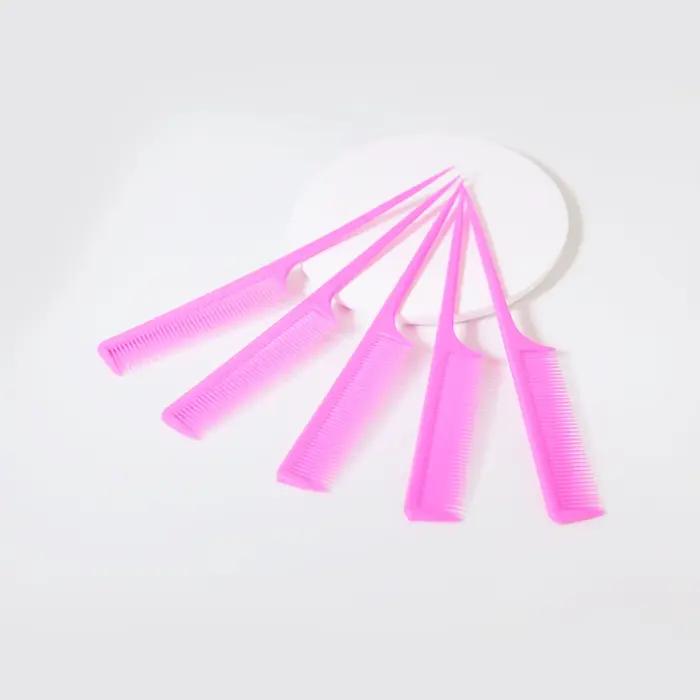 Ensemble de peignes à queue de Rat 5 pièces, peigne à cheveux de Distribution, brosses de bord et ar