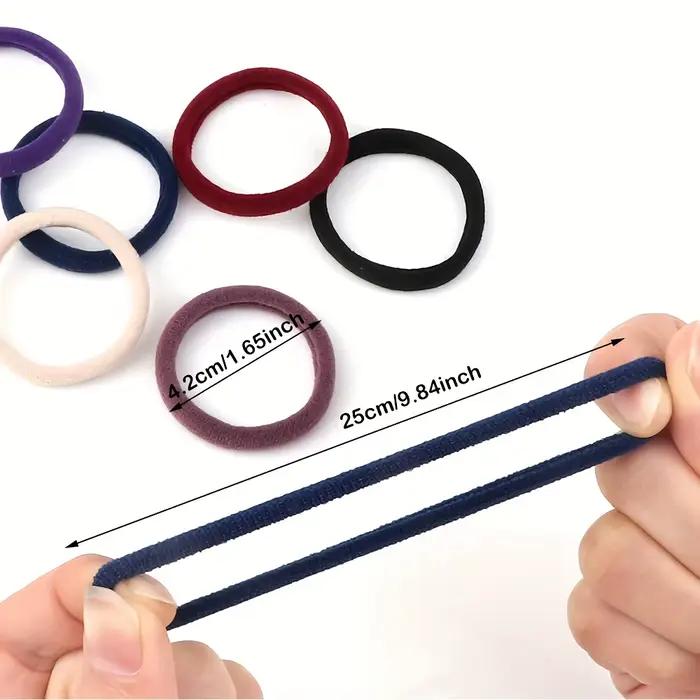 20/50/100 pièces attaches de cheveux élastiques douces bandes de cheveux ensemble d'accessoires de c
