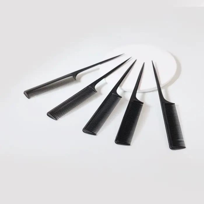 Ensemble de peignes à queue de Rat 5 pièces, peigne à cheveux de Distribution, brosses de bord et ar