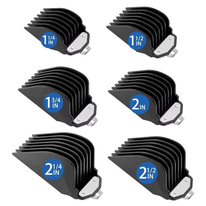 Protections de tondeuse à Clip en métal pour Wahl, peigne de guidage de coupe Premium de 1.25 à 2.5 
