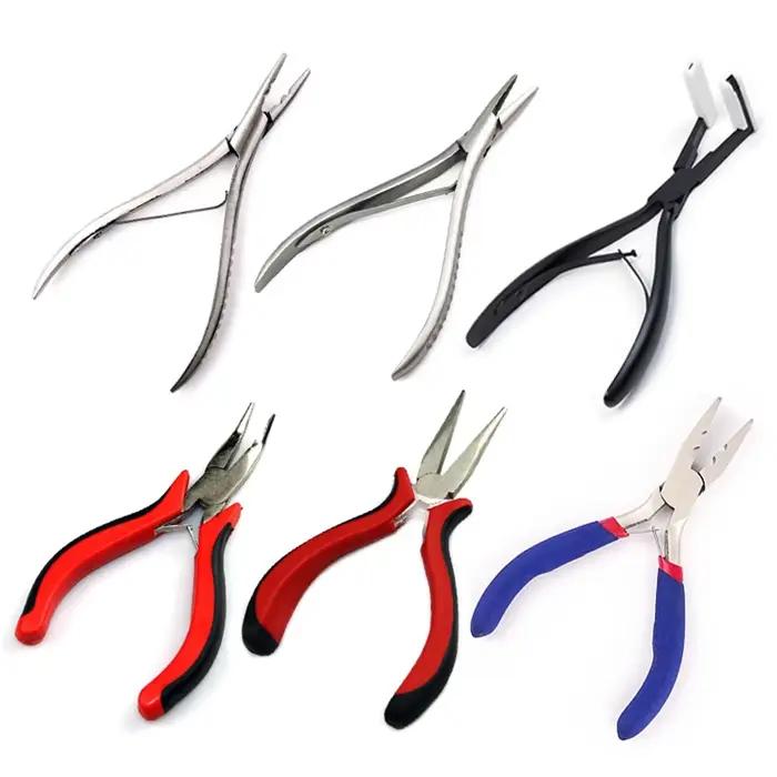 Pince d'extension de cheveux à bande, kit d'outils, pincettes pour extensions de cheveux, ensemble d