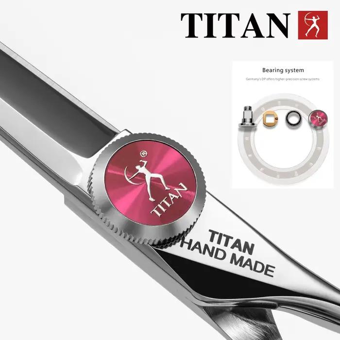 TITAN ciseaux de coiffeur professionnels ciseaux de coiffeur coupe de cheveux ensemble d'amincisseme