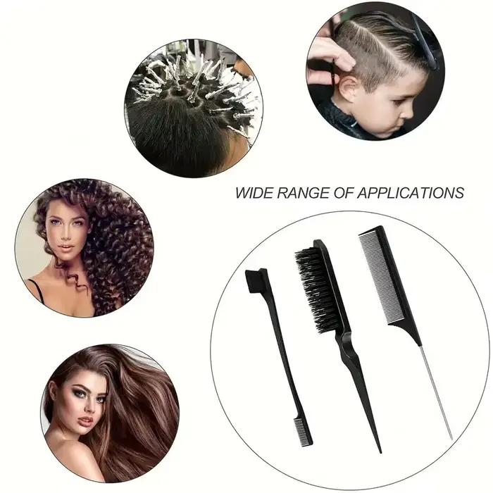 Ensemble de brosses à cheveux, bouteille de pulvérisation pour coiffure, boucle de tressage, peigne 