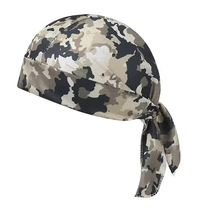 Bandeau de Camouflage Bandana mouchoir tête homme chapeau de Pirate capuche de cyclisme Protection s