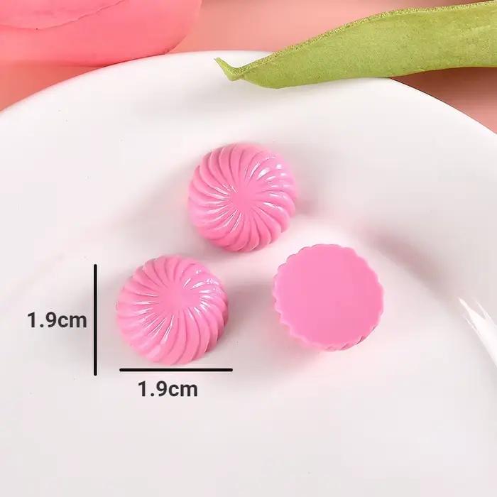 10 pièces chocolat brillant pour épingle à cheveux résine Cabochon Flatback Scrapbooking ornements p
