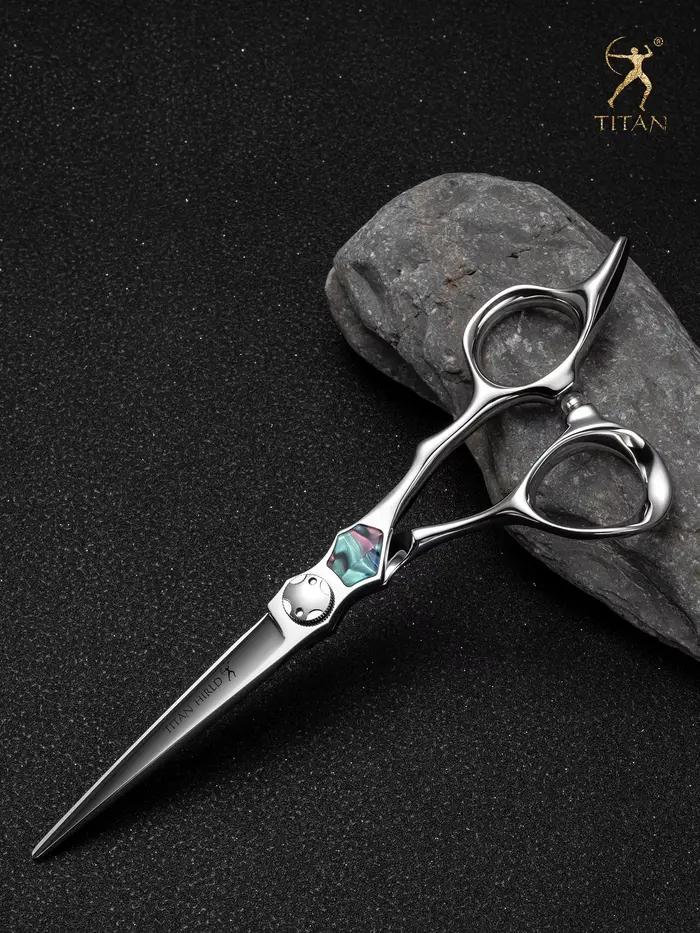 Ciseaux de coiffeur Titan, ciseaux de coiffure de qualité professionnelle pour stylistes, coupe fine