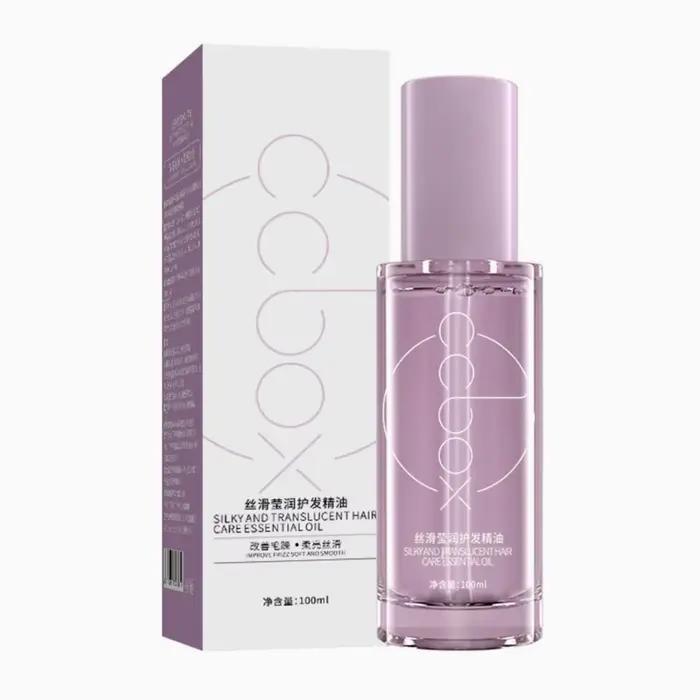 Huile essentielle pour soins capillaires 100 ml, cheveux secs, parfum longue durée et huile essentie