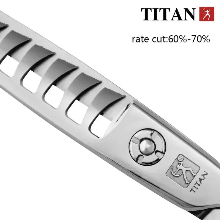 Titan ciseaux de coiffure professionnels ciseaux de coiffure amincissants 6.0 pouces japonais 440c