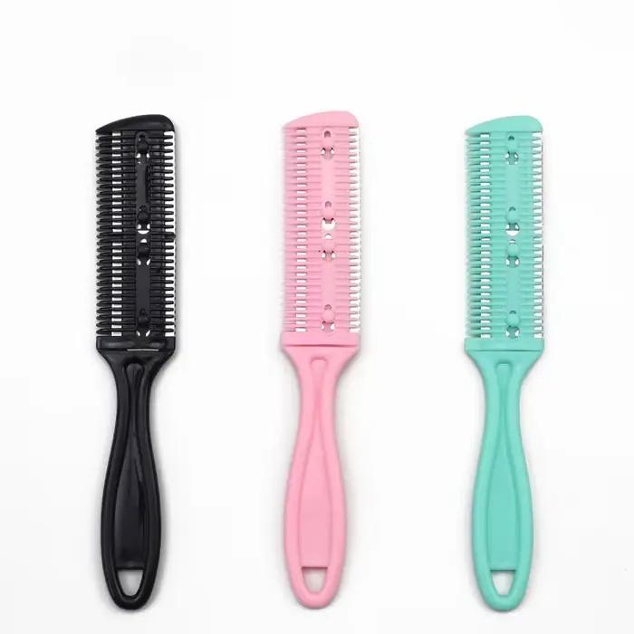 Peigne de coupe de cheveux amincissant Double face, peigne de rasoir double face, utilisé pour coiff