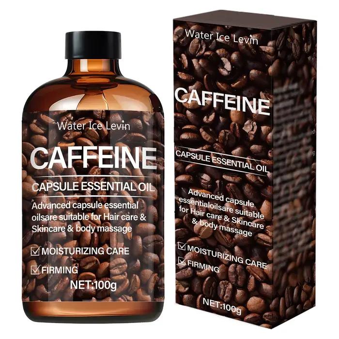 Huile capillaire, Essence capillaire à caféine à haute Concentration, active les follicules, renforc