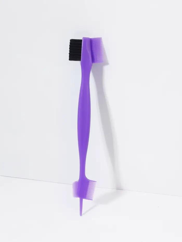 Peigne brosse de contrôle de bord 1/4 pièces, utilisé pour peigner et couper les cheveux sur les bor