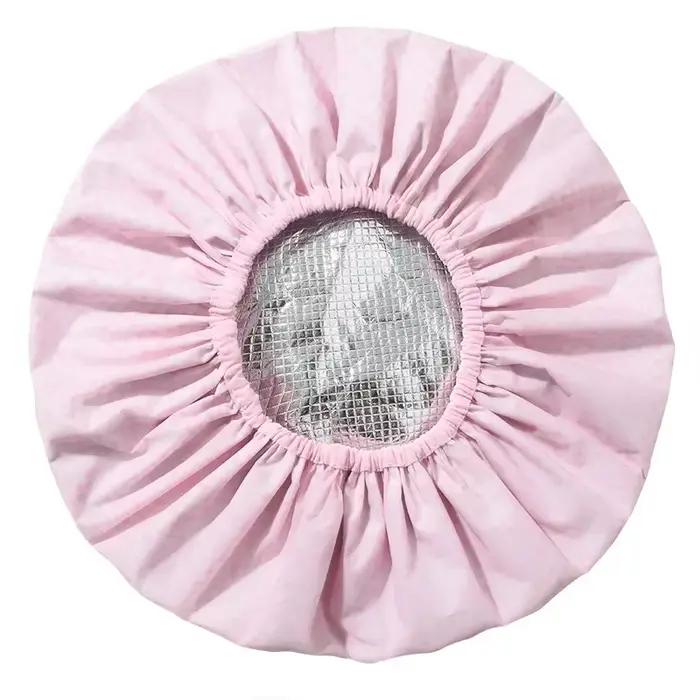 Chapeau en feuille d'étain auto-chauffant, masque épais à vapeur, capuchon Portable pour Salon de co