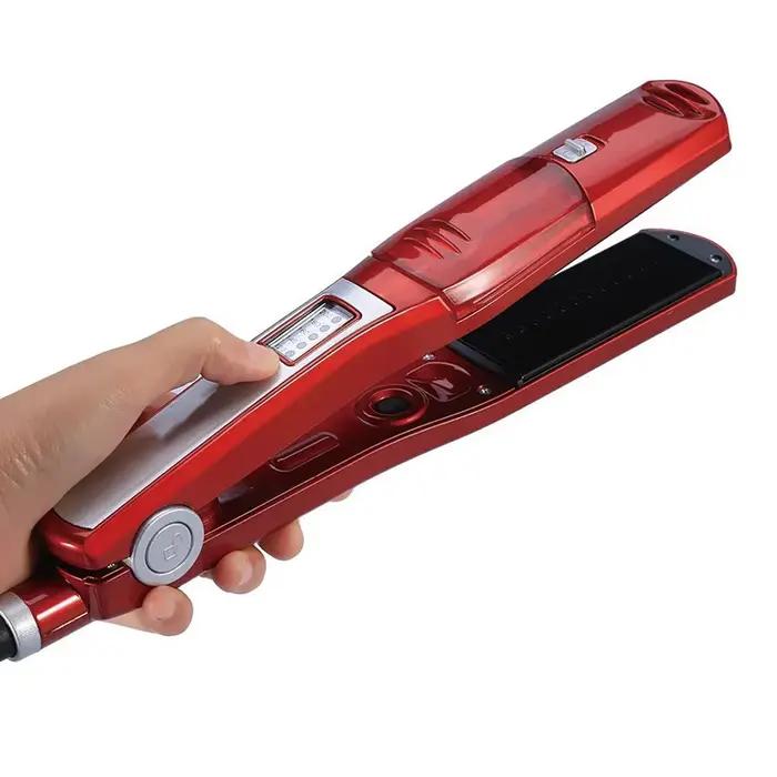 Fer à lisser plat à vapeur, bigoudi professionnel en céramique de titane, fer à friser, outil de soi
