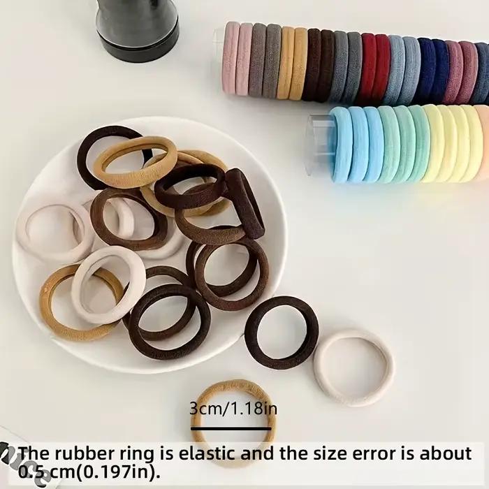 Attaches de cheveux élastiques sans couture style Boho, 50/100 pièces, épais, confortables et durabl