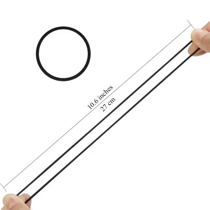 Bandes élastiques pour cheveux sans plis, 100 pièces, confortables et extensibles pour cheveux épais