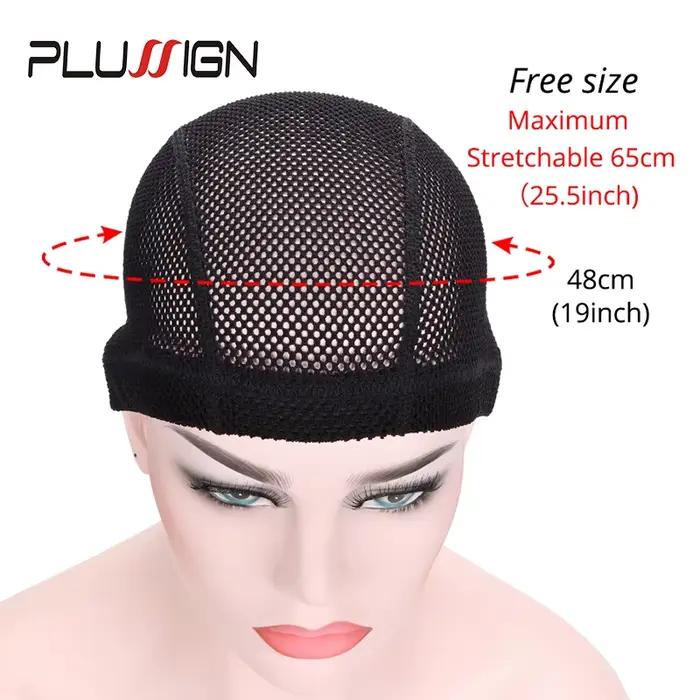 Plussign – bonnet de perruque au Crochet doux, bonnet en maille épaisse, nouveaux bonnets de perruqu
