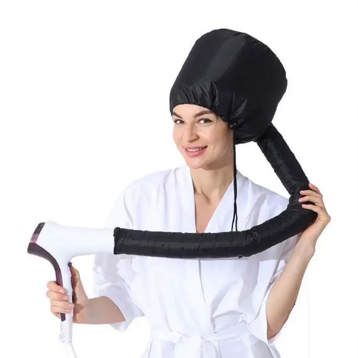 Bonnet de coiffure pour cheveux secs, pratique et réglable, pour SPA, chauffé, vapeur pour sèche-che