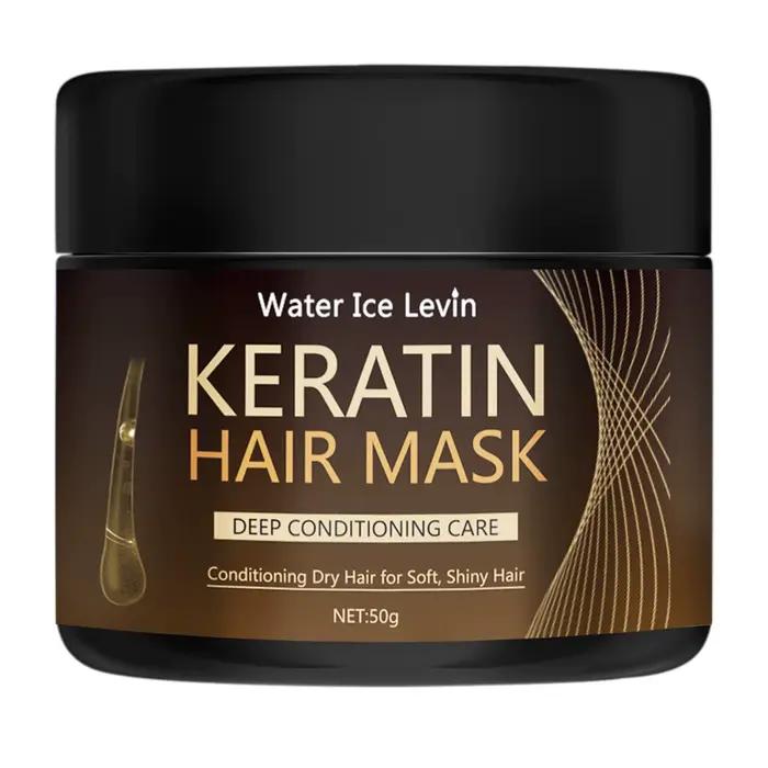 Masque capillaire magique à la kératine, réparation rapide en 5 secondes, cheveux crépus endommagés,
