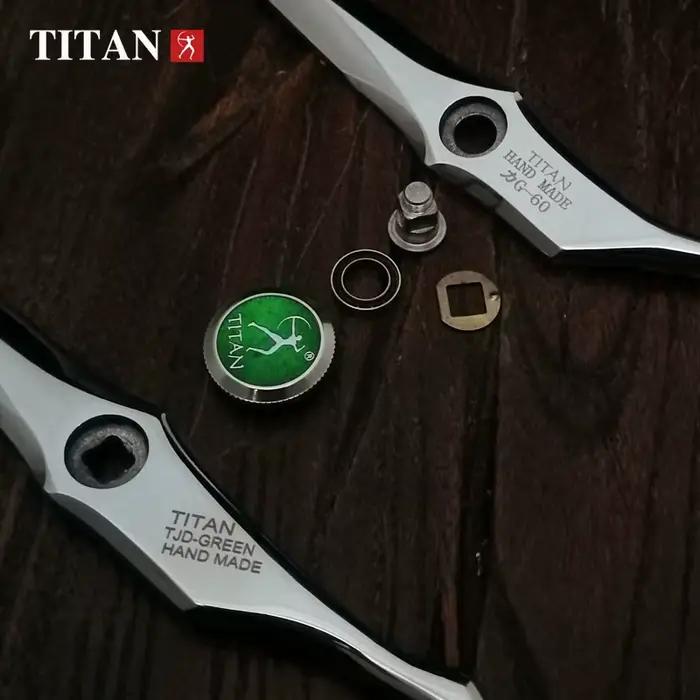 Ciseaux de coiffure professionnels titan, coupe amincissante, outil de barbier pour salon de coiffur