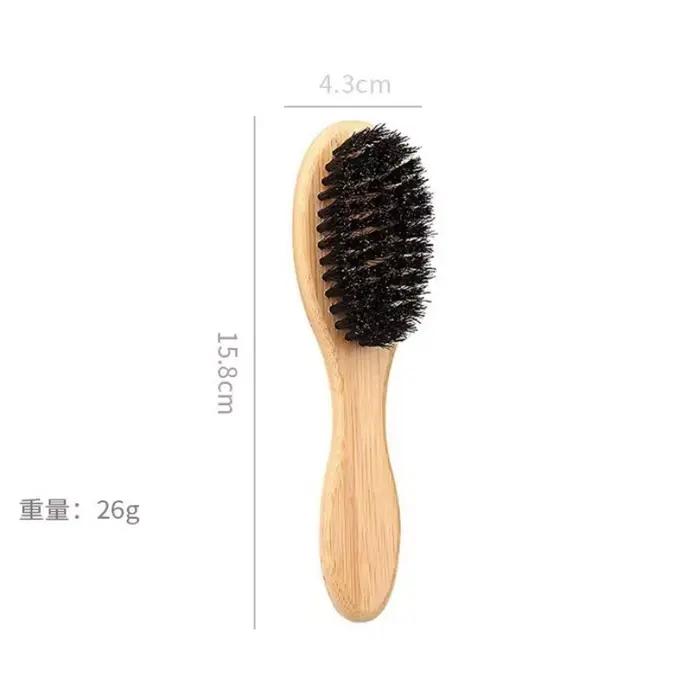 Brosse à poils de coiffure professionnelle, brosse à cheveux en poils de sanglier sans parfum (unise